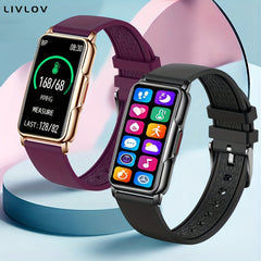 Smart Watch Fitness Tracker Heart Rate Blood Pressure IP68 Waterpro