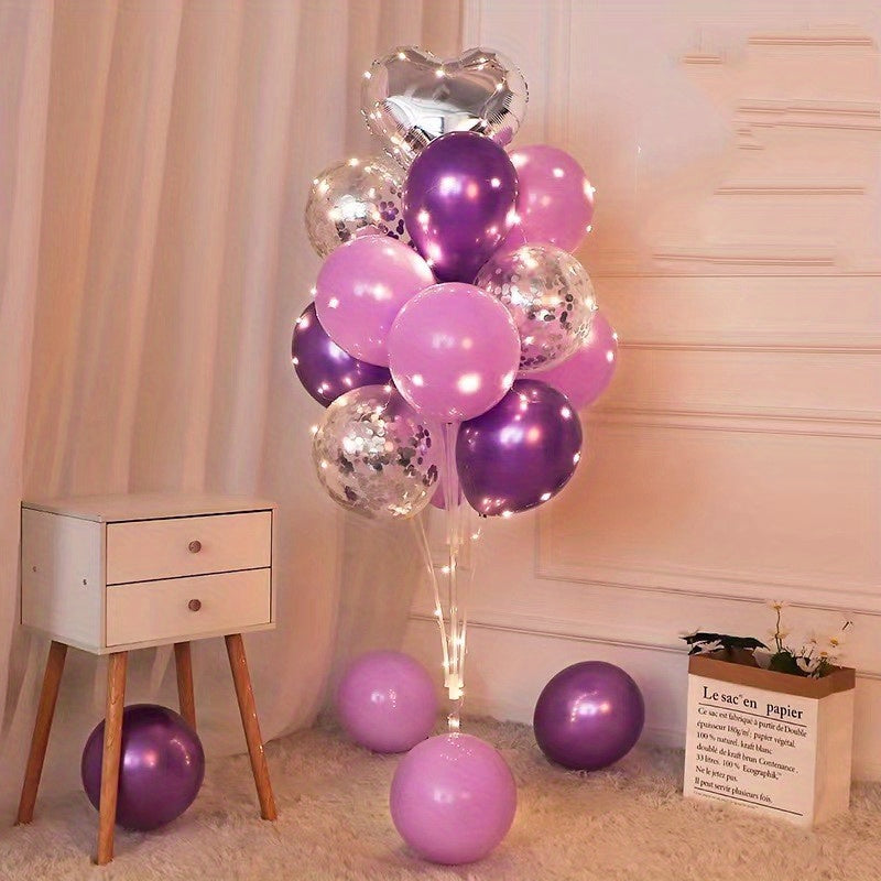 14pcs Table Balloons Scene Decorations Mother's Party Supplies