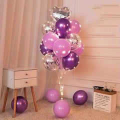 14pcs Table Balloons Scene Decorations Mother's Party Supplies