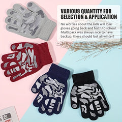 Children's Winter Warm Knitted Gloves For Boys And Girls