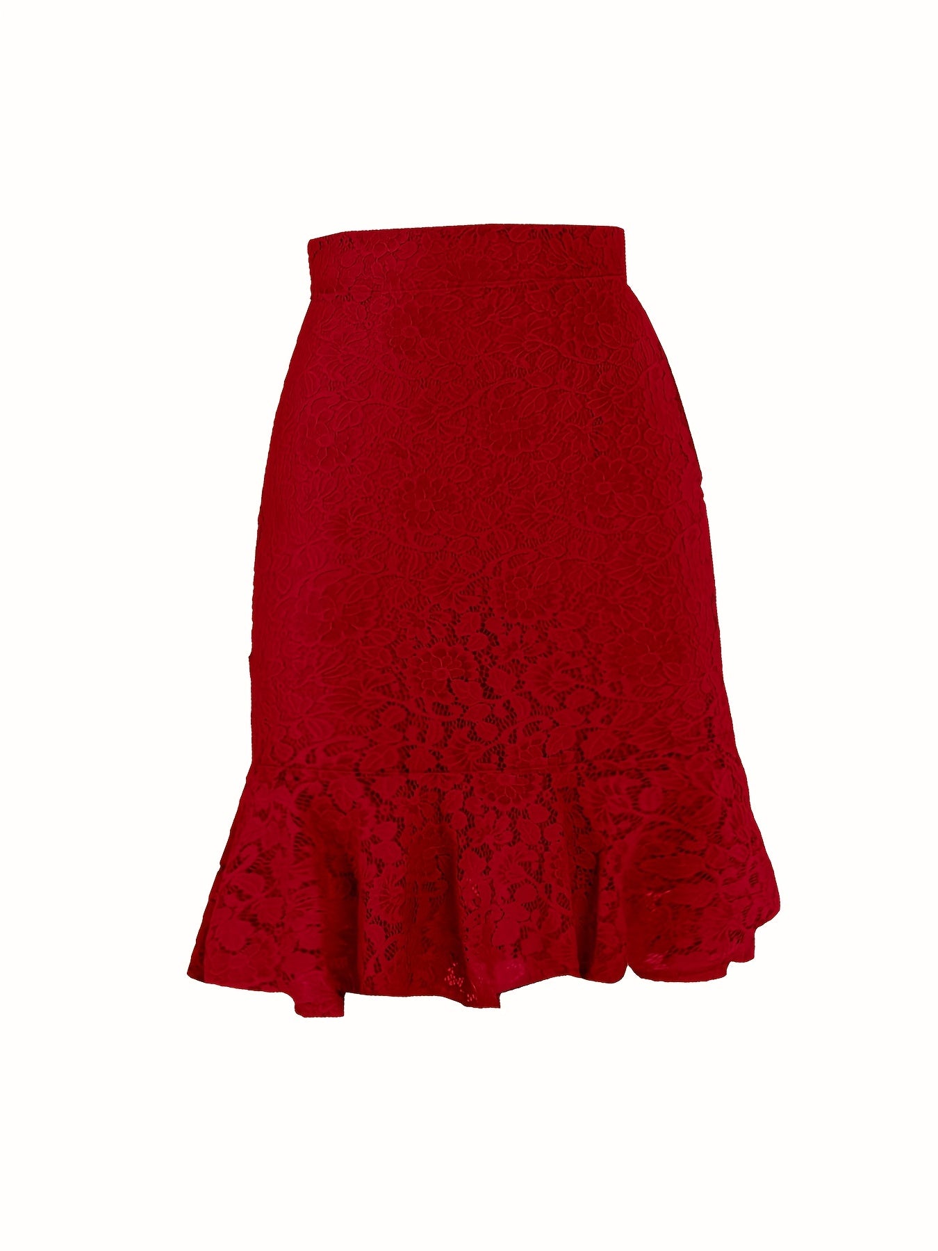 Vintage Mermaid Skirt Elastic Waist Casual Skirt Women's Clothing