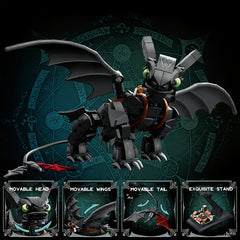 Dragon Building Blocks Set Toy Adult - Challenging Small Parts