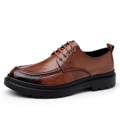 Men Leather Loafer Shoes Slip On Lightweight Dress Shoes