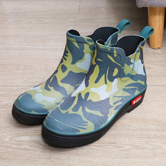 Men's Camouflage Non-Slip Rain Boots