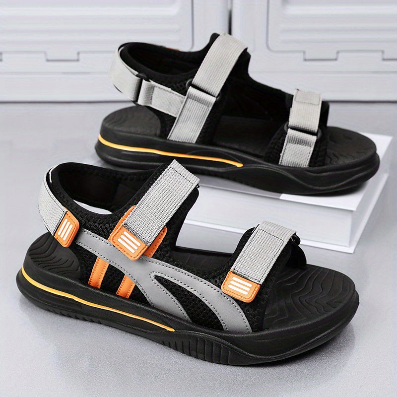 Men's Casual Breathable Sandals Hook Loop Fastener