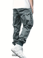 Classic Cargo Pants Men's Drawstring Loose Joggers