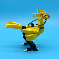 Yellow Chick Building Block Set Animal Series Detailed Mechanical Bird Toy