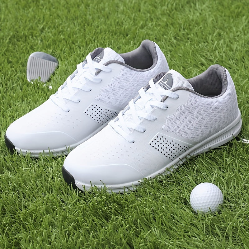 Men's Golf Sneakers Non Slip Comfy Breathable Shoes