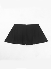 Women's Plus Size Preppy Style Summer Solid Shorts