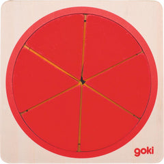 6-Layer Puzzle Circle 21-Piece Set, Brain Teaser Game for Kids and Adults