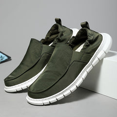 Men's Canvas Slip-On Walking Shoes Sneakers