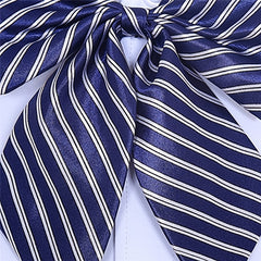 Striped Bow Tie for Women Silk Christmas Party Gift