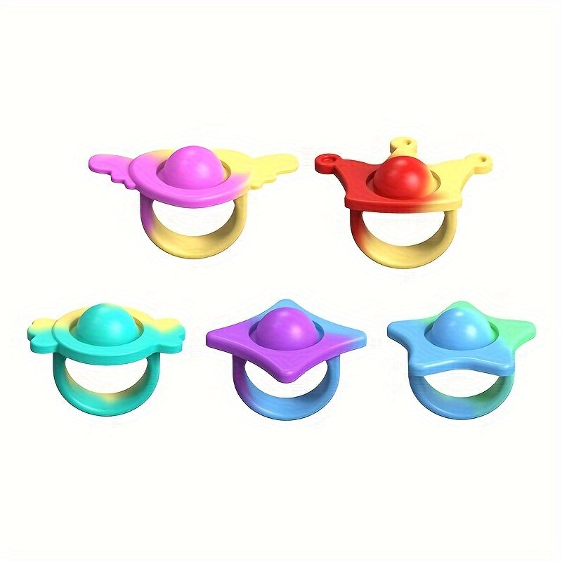 20pcs Silicone Rings Bubble Stress Relief Rings for Party