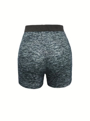 Dragonfly Print Drawstring Shorts with Pockets