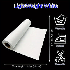 Iron-On Fusible Interfacing Non-Woven 12in x 15yd