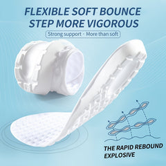 Sports Insoles PU Deodorant Breathable Cushion Running Insoles