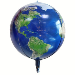 3D Aluminum Film Moon Earth Star Balloon for Kids Birthday Party