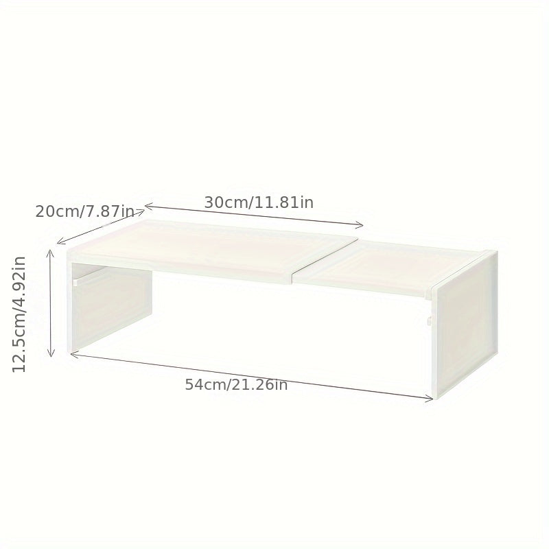 Retractable Kitchen Rack Countertop Cabinet Divider Layered Rack