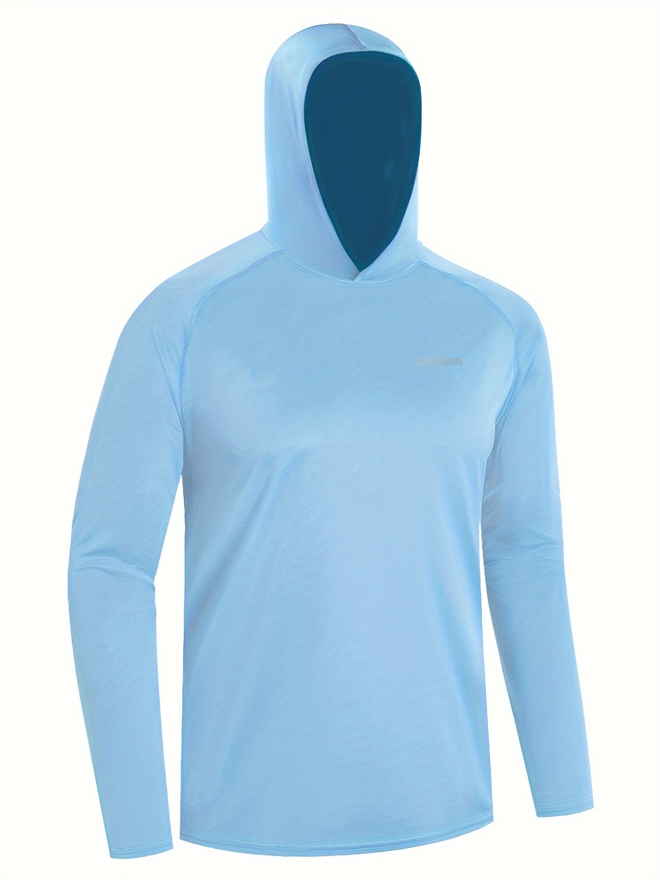 Men's Sun Protection Hoodie Long Sleeve Quick Dry Top