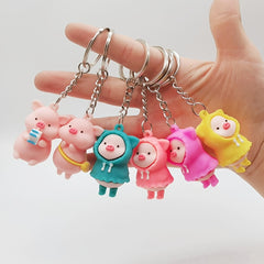 Pig Doll Key Ring Holiday Party Small Gift Key Ring