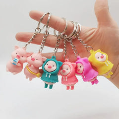 Pig Doll Key Ring Holiday Party Small Gift Key Ring