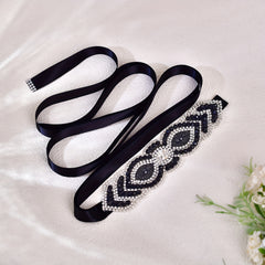 Crystal Star Theme Women's Belt for Halter Gown