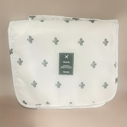 Waterproof Toiletry Organizer Bag with Hanging Hook