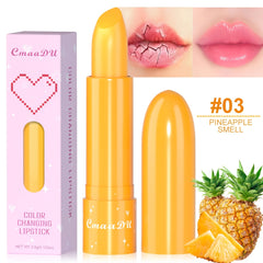 6 Colors Fruit Flavor Moisturizing Lipstick Hydrating & Removing Dead Skin