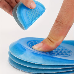 Heel Protection Pad Soft Shock Absorbing Gray Velvet Silicone Pad