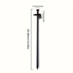 8PCS Outdoor Tent Stakes Steel Ground Nail Camping Accessories