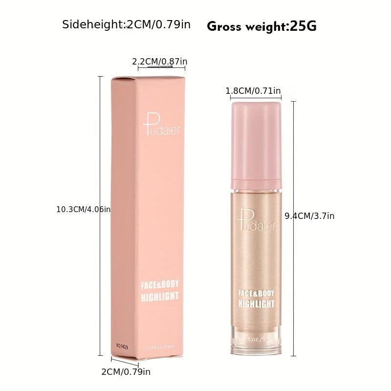 Matte Liquid Shimmer Highlighter Cream Stick for Face & Body