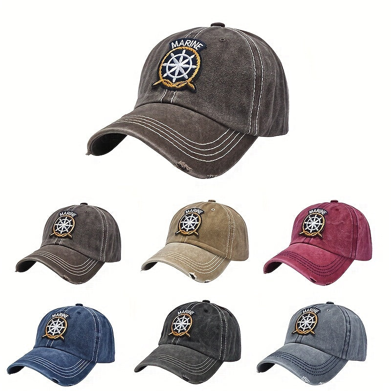Sturdy Washed Baseball Cap Dad Hat Adjustable Retro Cap