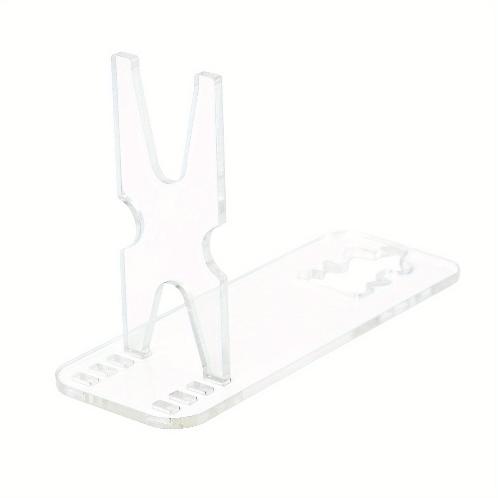 Adjustable Transparent Stand Portable Display Rack for Safe Storage