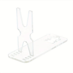 Adjustable Transparent Stand Portable Display Rack for Safe Storage