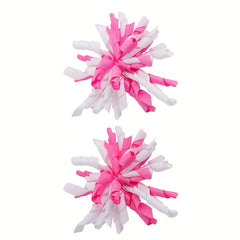 Kids Hair Clip Set Ball Flower Rainbow Two Tone Hair Clip