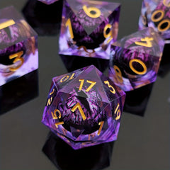 Dragon's Eye Resin Dice Set for Roleplaying Board Game