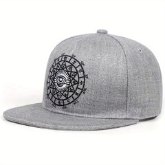 Big Eye Embroidery Snapback Hat Unisex Hip Hop Baseball Cap