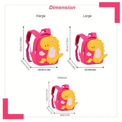 Kids Dinosaur Kindergarten Backpack Lightweight Breathable Boys Girls Travel Bag