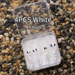 4pcs Back Flash Shrimp Fly Kit - Trout Saltwater Fishing Lure Sabiki Bait