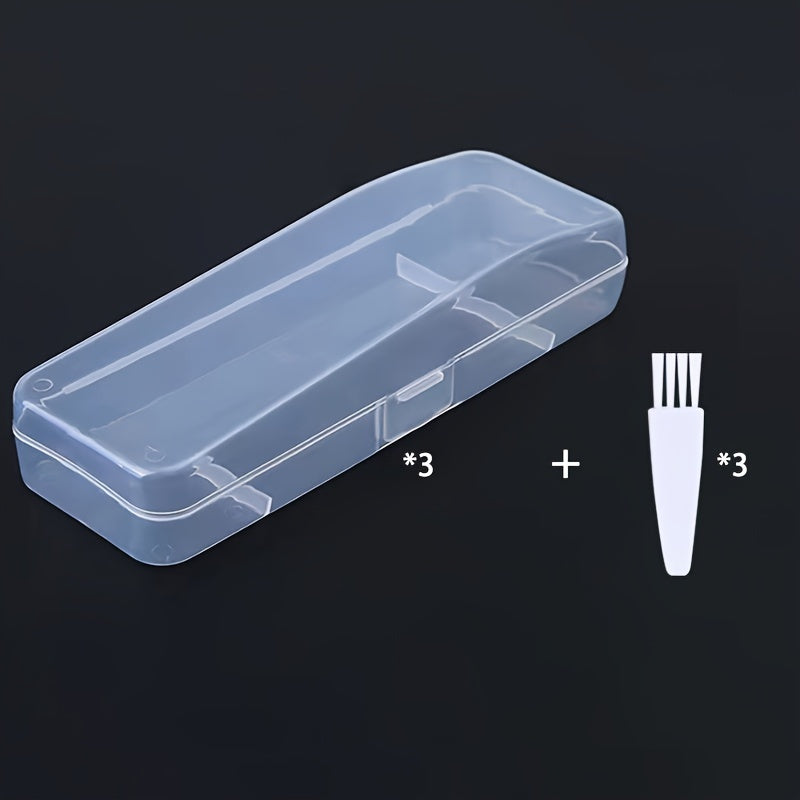 Portable Razor Protector & Storage Case with Cleaning Brush