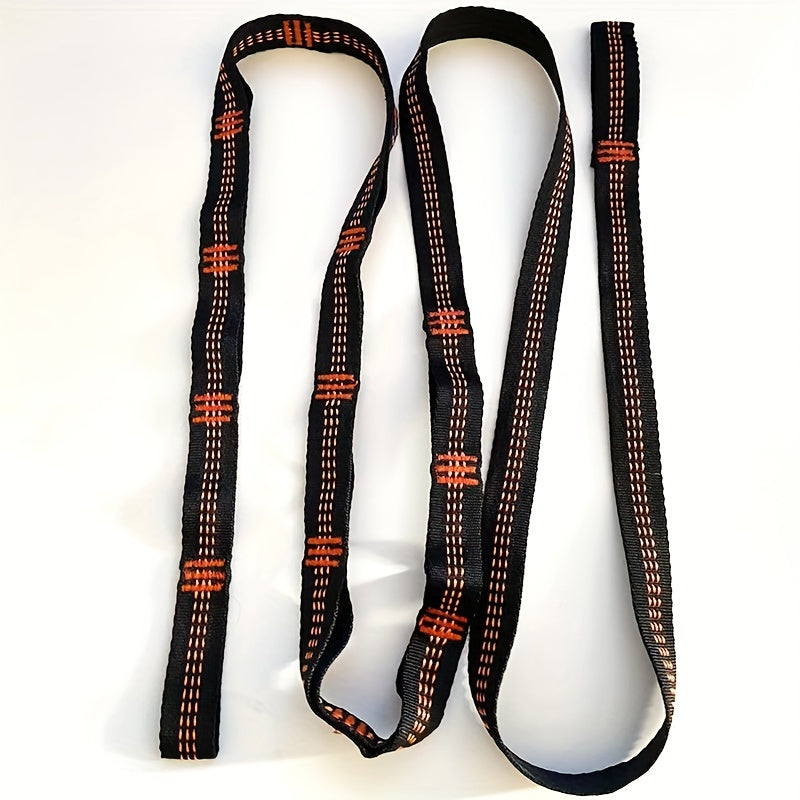 Heavy-Duty Canvas Hammock Straps for Outdoor Hanging