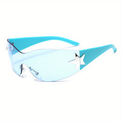 Y2K Star Decor Sunglasses UV Protection Girls Accessories