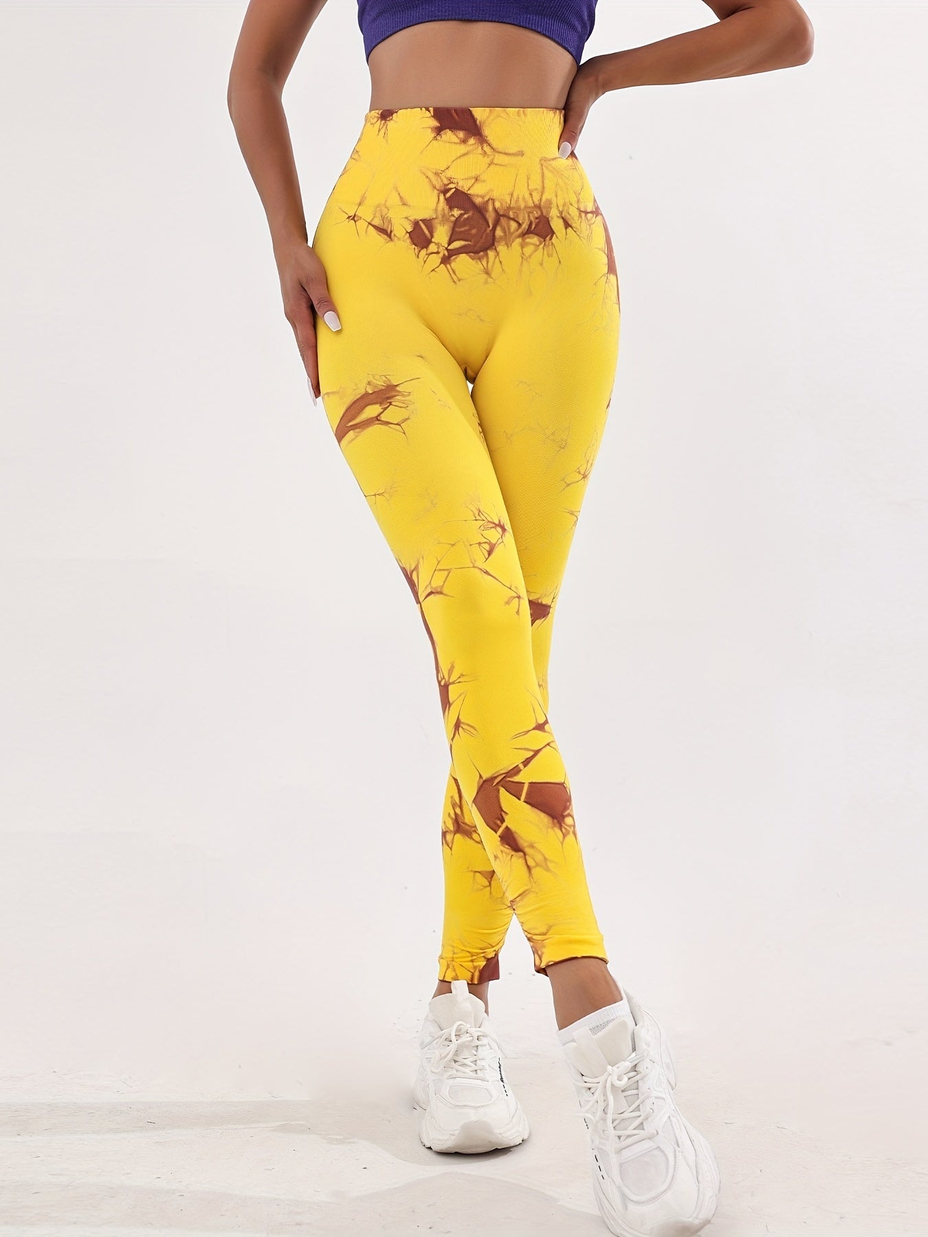 Tie Dye Quick Dry Running Leggings for Women