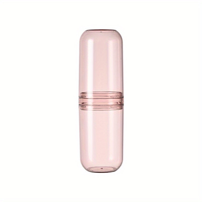 Portable Transparent Toothbrush Holder Travel Organizer Box