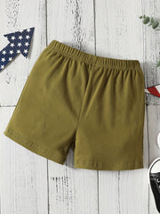 2pcs Baby Boys T-shirt & Shorts Set for Summer