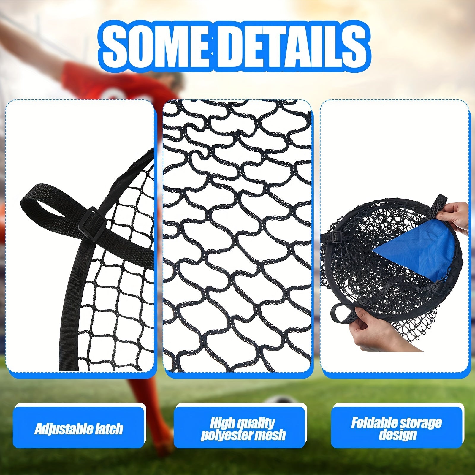 Foldable Soccer Goal Net Ball Shooting Practice Target