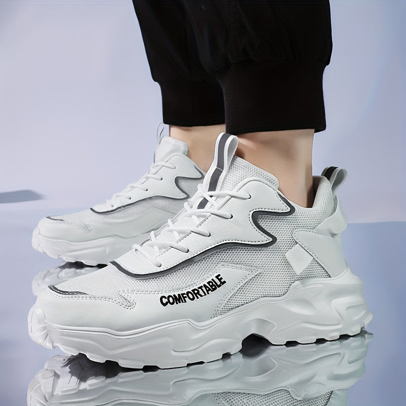 Men's Chunky Sneakers Breathable for Jogging Gym