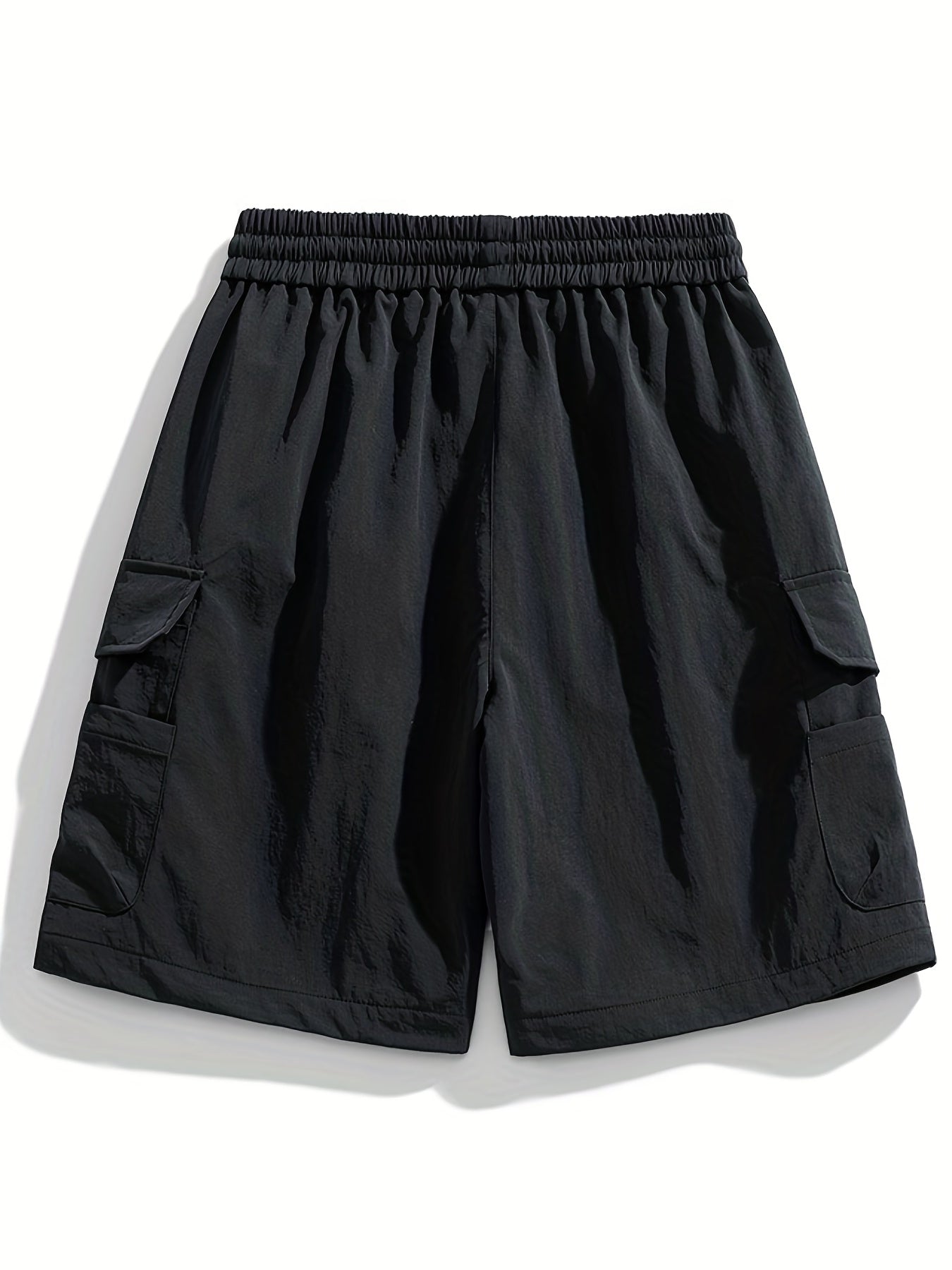 Men's Drawstring Cargo Shorts with Pockets