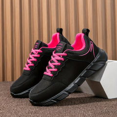 Casual Road Running Shoes Women's Front Tie Lightweight Hiking Shoes