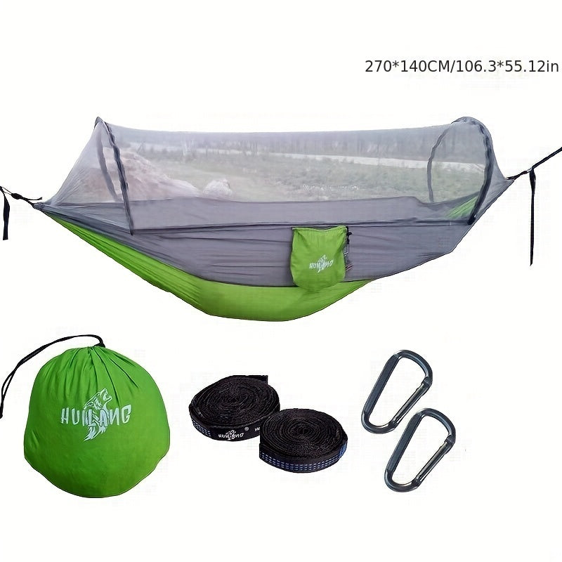 Automatic Quick Opening Hammock With Mosquito Net for Outdoor Camping